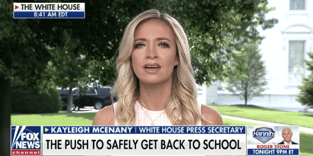Kayleigh McEnany Pushes Back After Mueller Hits Trump for Commuting Stone