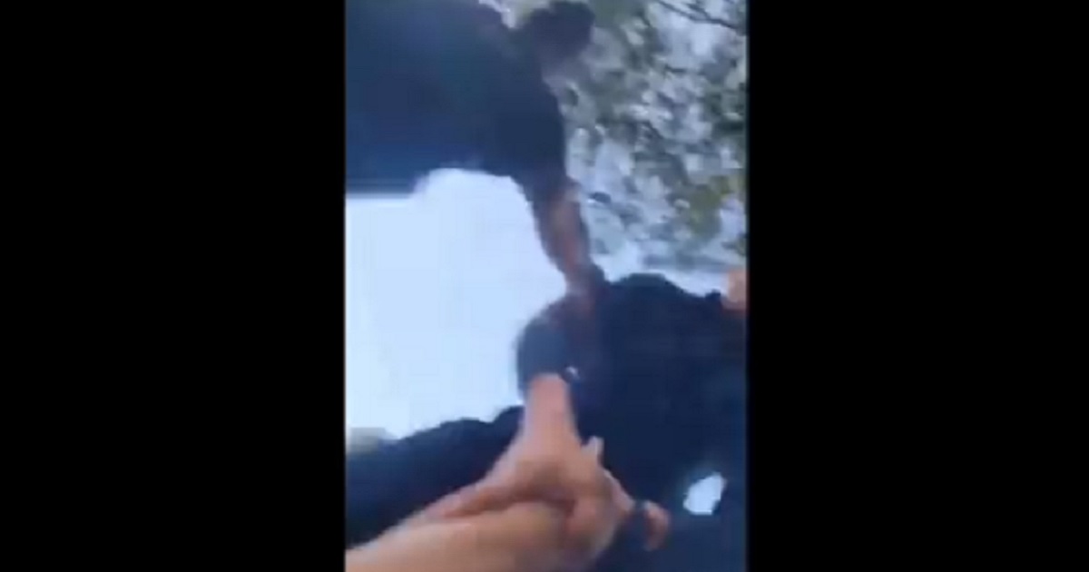 Watch: Dems’ Security Tackles Man, ‘I Used to Bounce People Like You off Their Head in Jail’