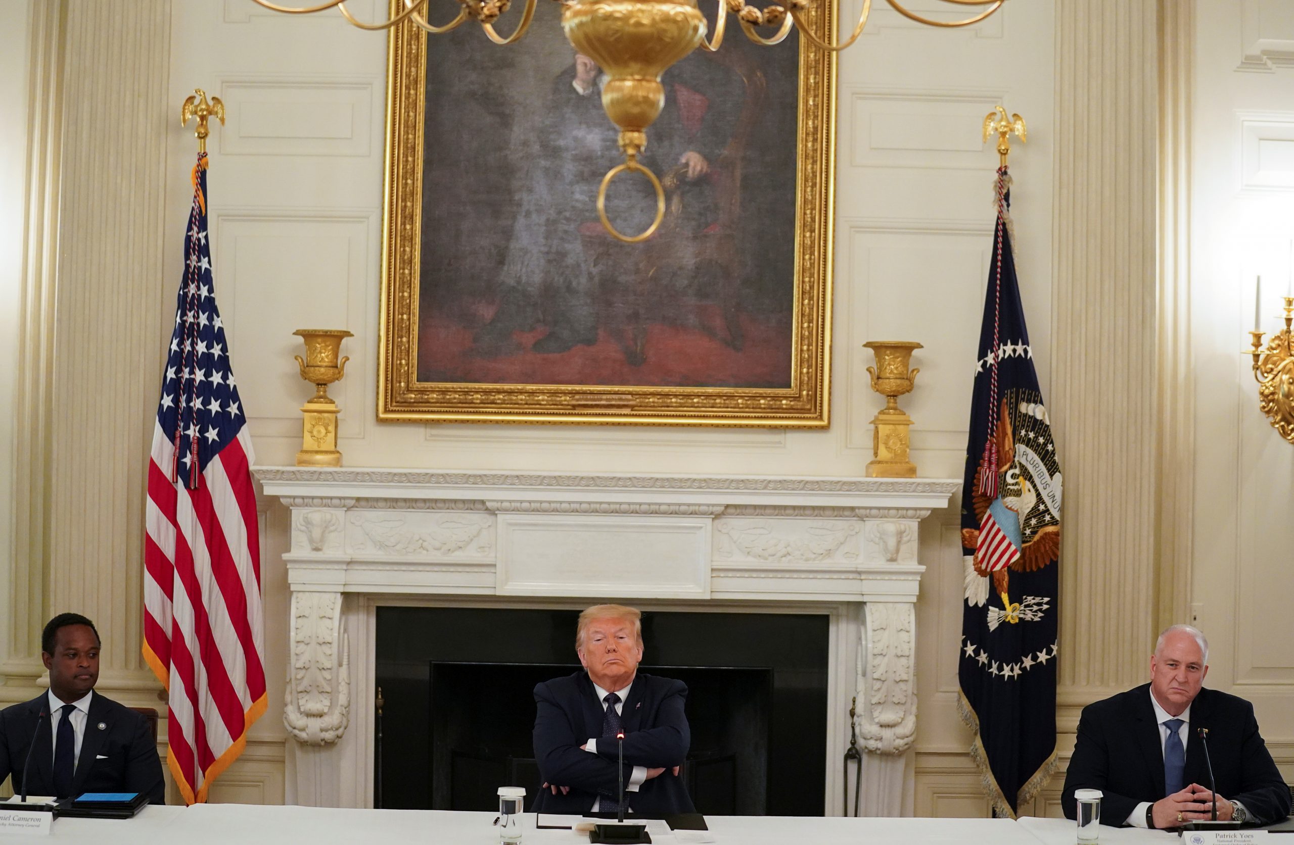 Trump Says US Police Will Not Be Disbanded