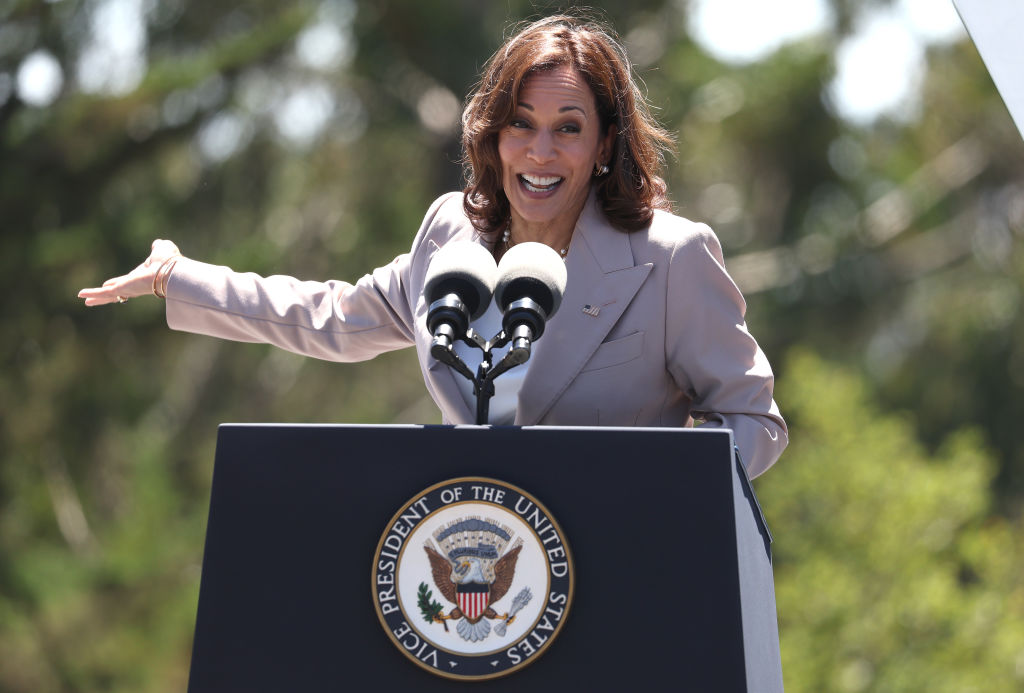 VP Harris Breaks Silence on Trump Raid — Can’t Make It 5 Words Without Giggling