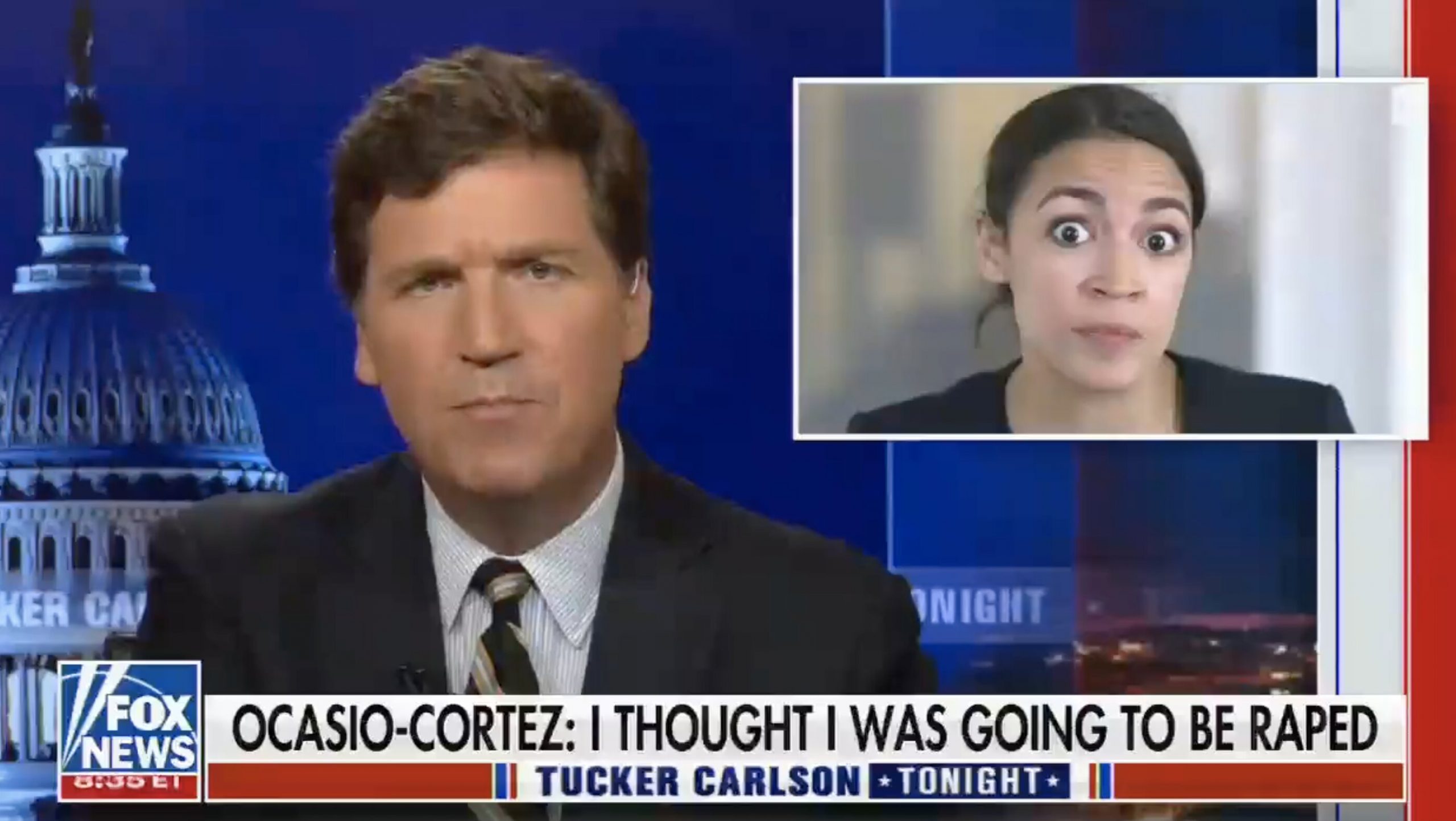 ‘Get a Therapist, Honey’: Tucker Carlson Reacts To AOC’s Fears During Capitol Riot