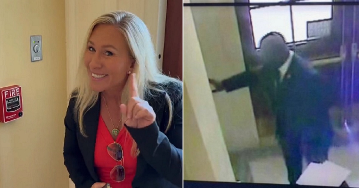 MTG Shows Democrat Who Pulled Fire Alarm How Easy It Is to Exit Building the Correct Way