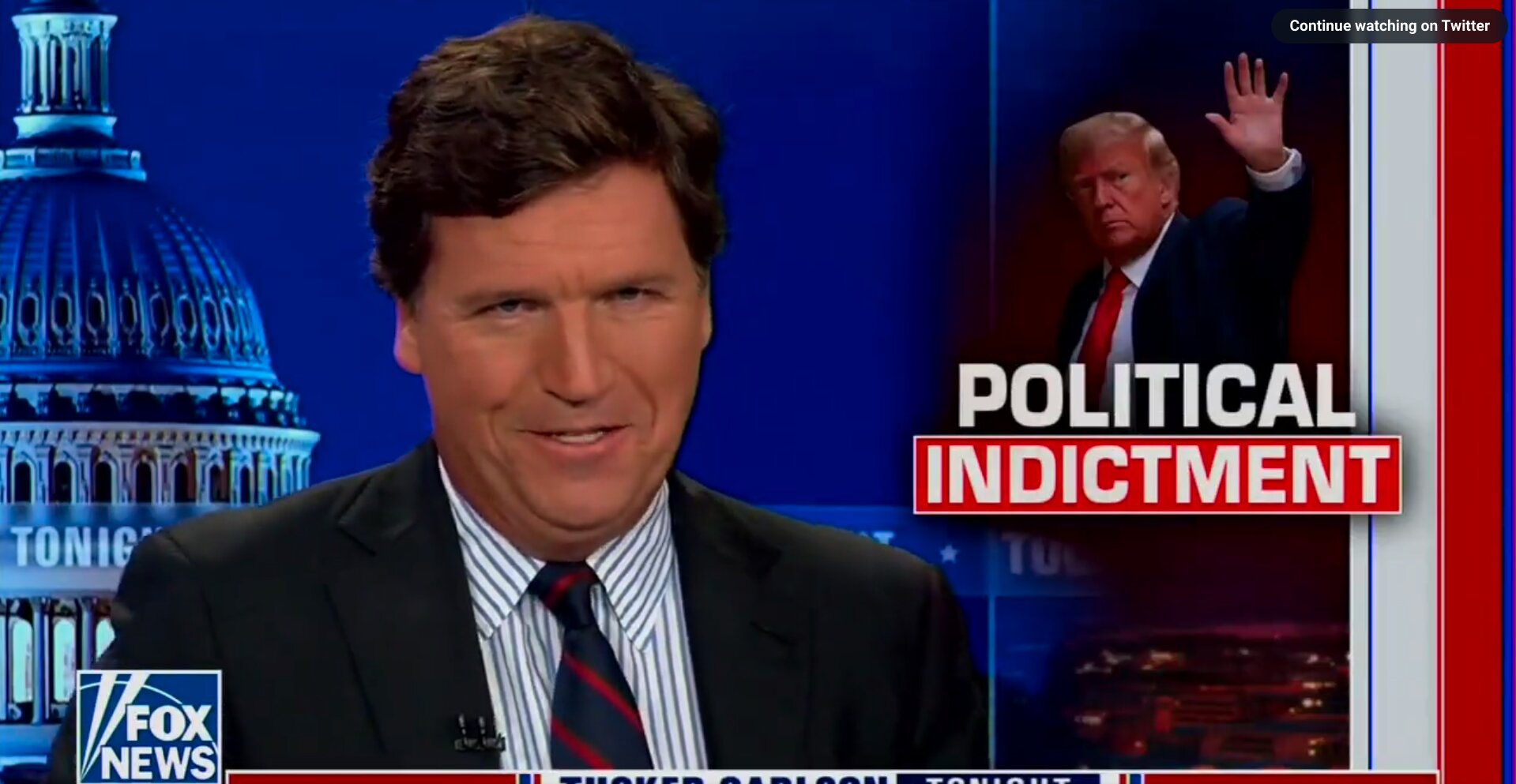 Tucker Carlson Rips CNN for Following Trump ‘All Day’ As He Traveled to NYC