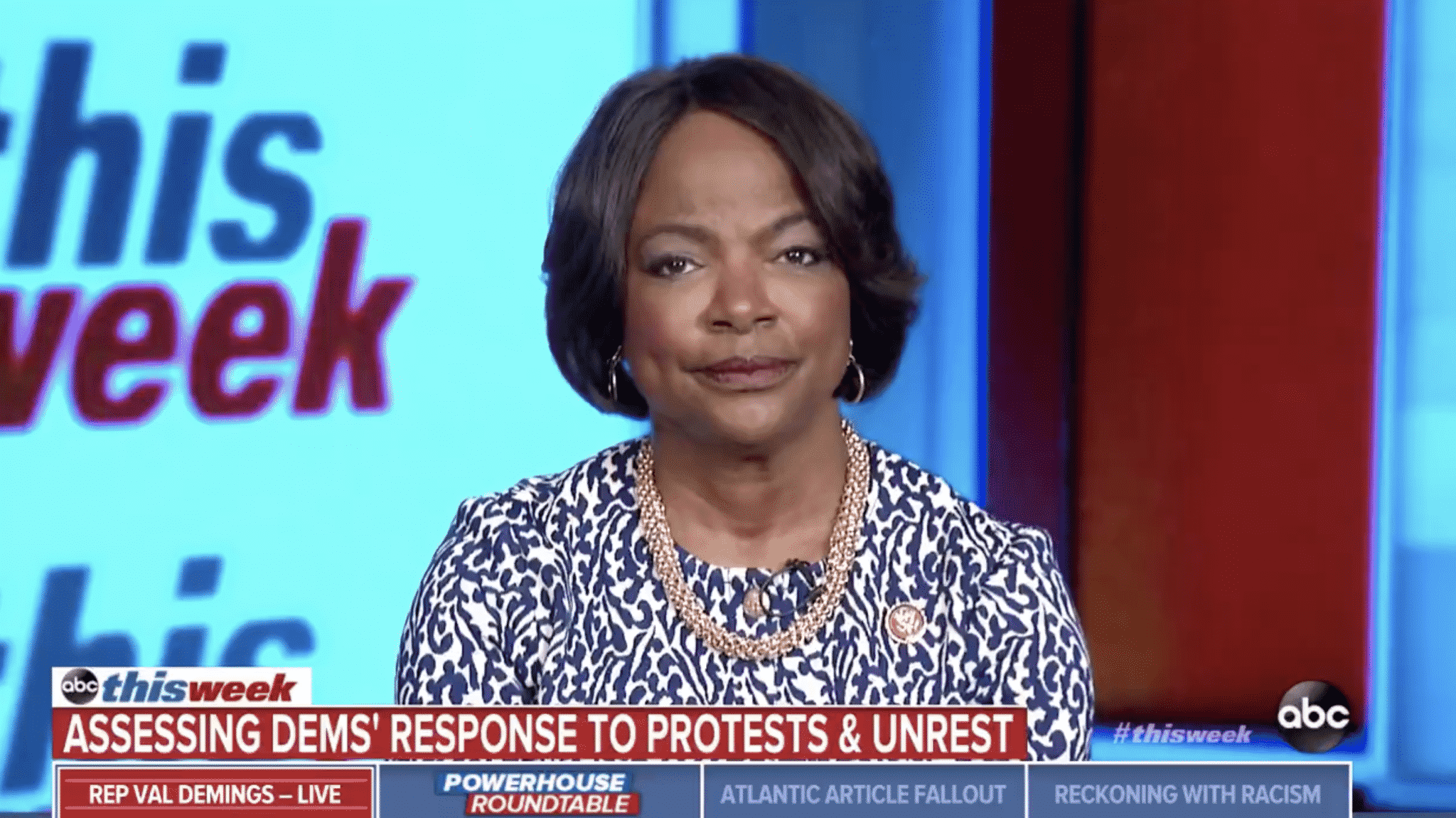 Val Demings Claims While America Was ‘On Fire’ Trump Was ‘Walking Around With a Gasoline Can’