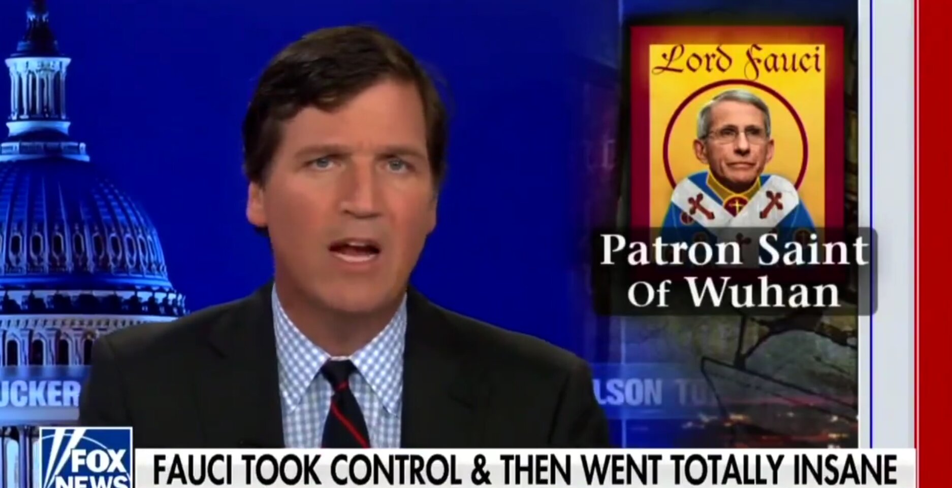 Tucker Carlson Blasts Fauci: ‘An Even Shorter Version of Benito Mussolini’