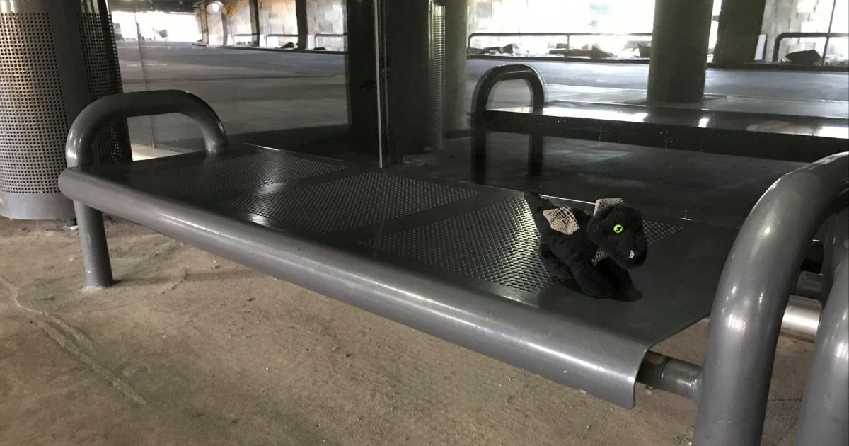 Employees Discover Dragon Plushy Left at Airport, Take It on Tour of the Building
