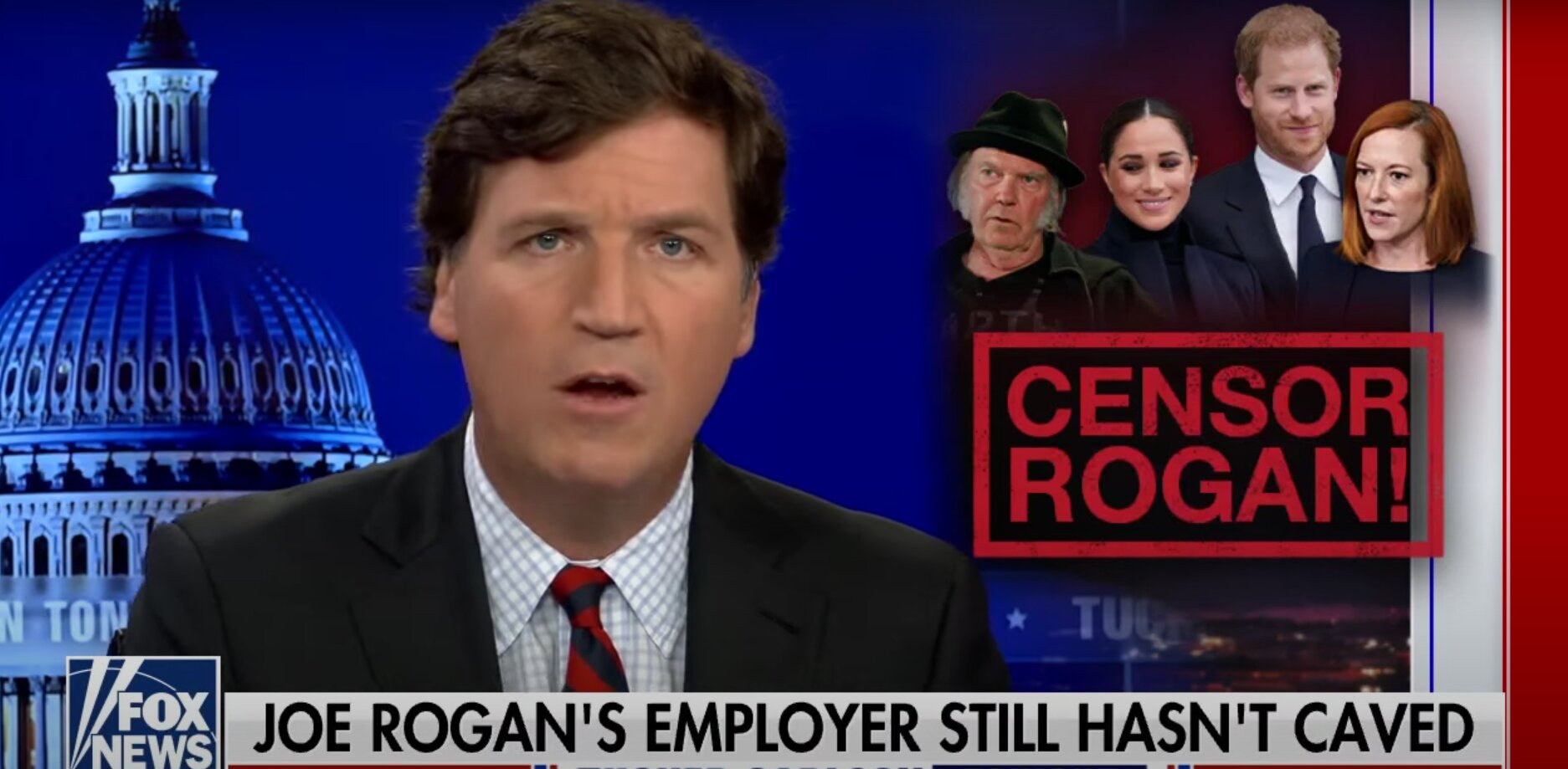 Tucker Carlson Blasts Psaki Over Comments About Joe Rogan Controversy: ‘You Little Fascist’