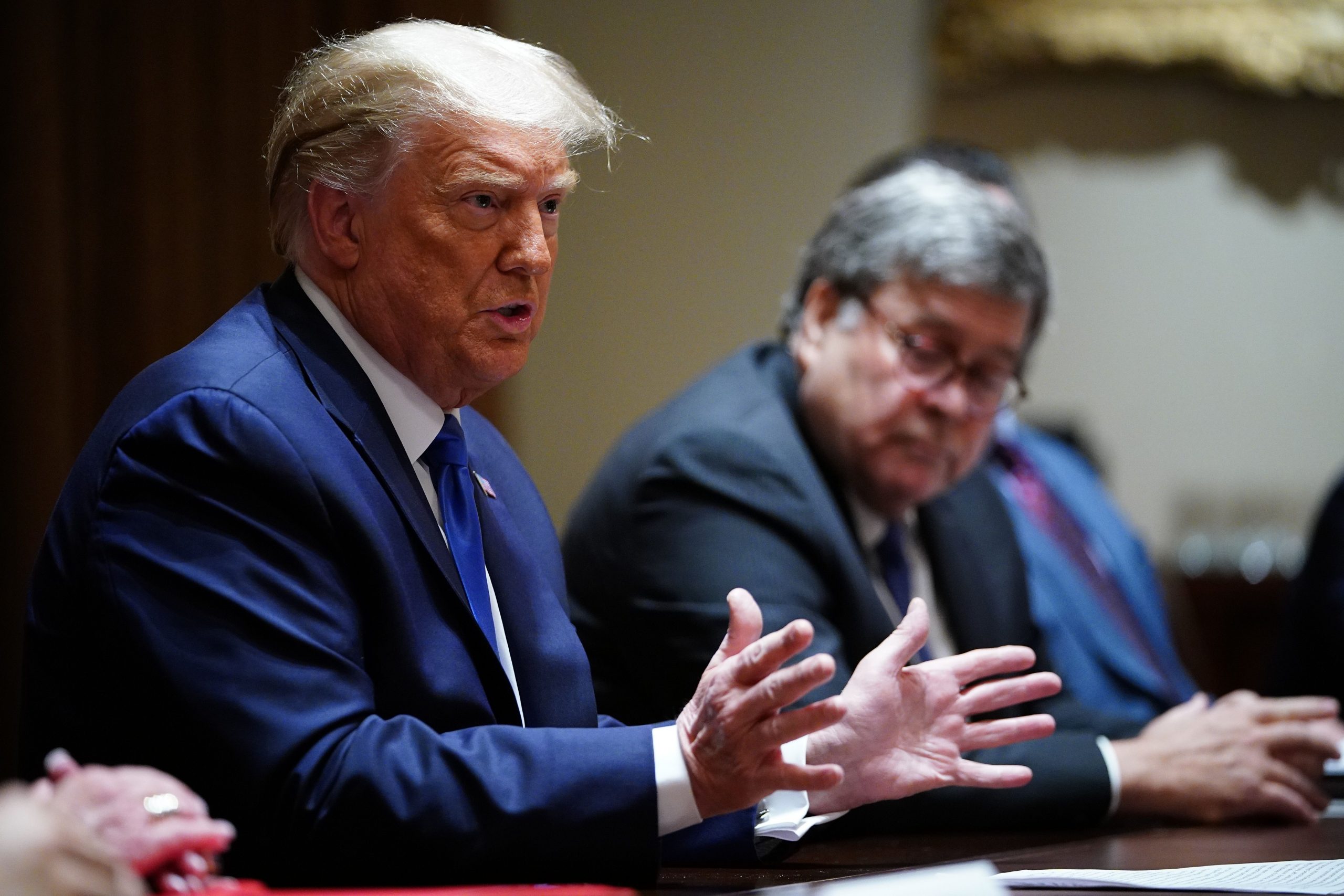 Trump Tears Into Barr in Letter to Lester Holt: ‘He Crumbled Under the Pressure’