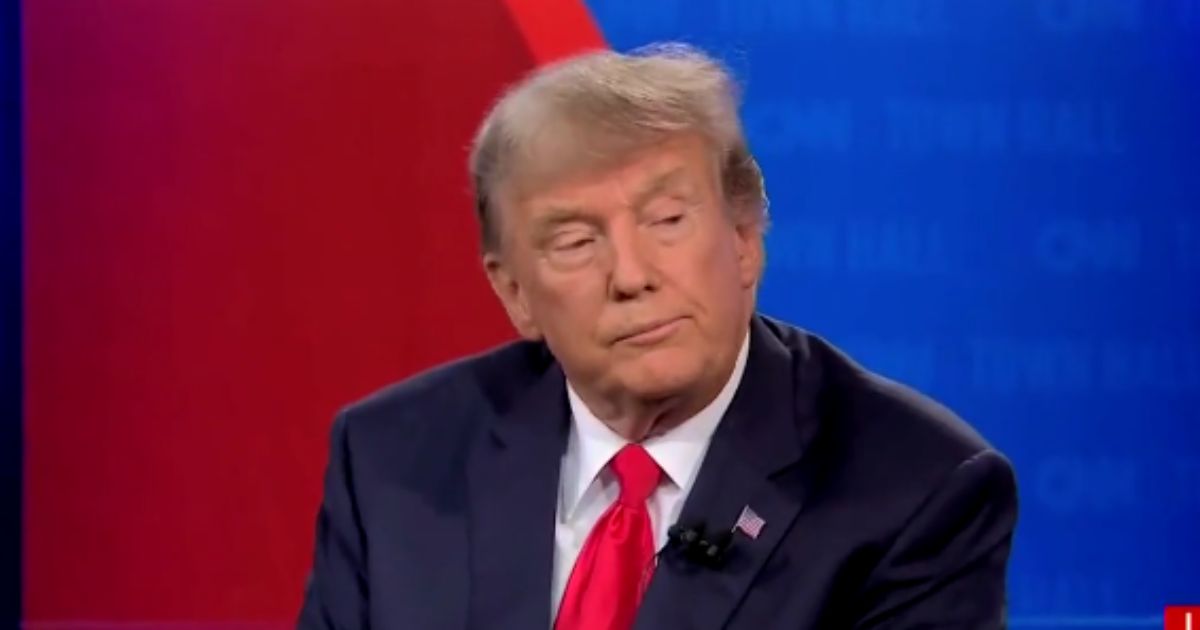 Trump Pulls Out Evidence from His Blazer as CNN Asks About Jan. 6