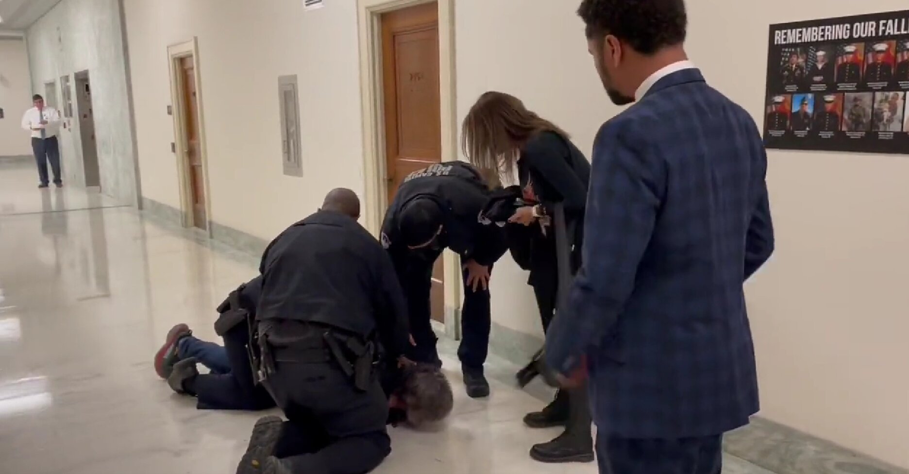 Video Shows Capitol Police Arresting Father of Parkland Shooting Victim During Committee Hearing