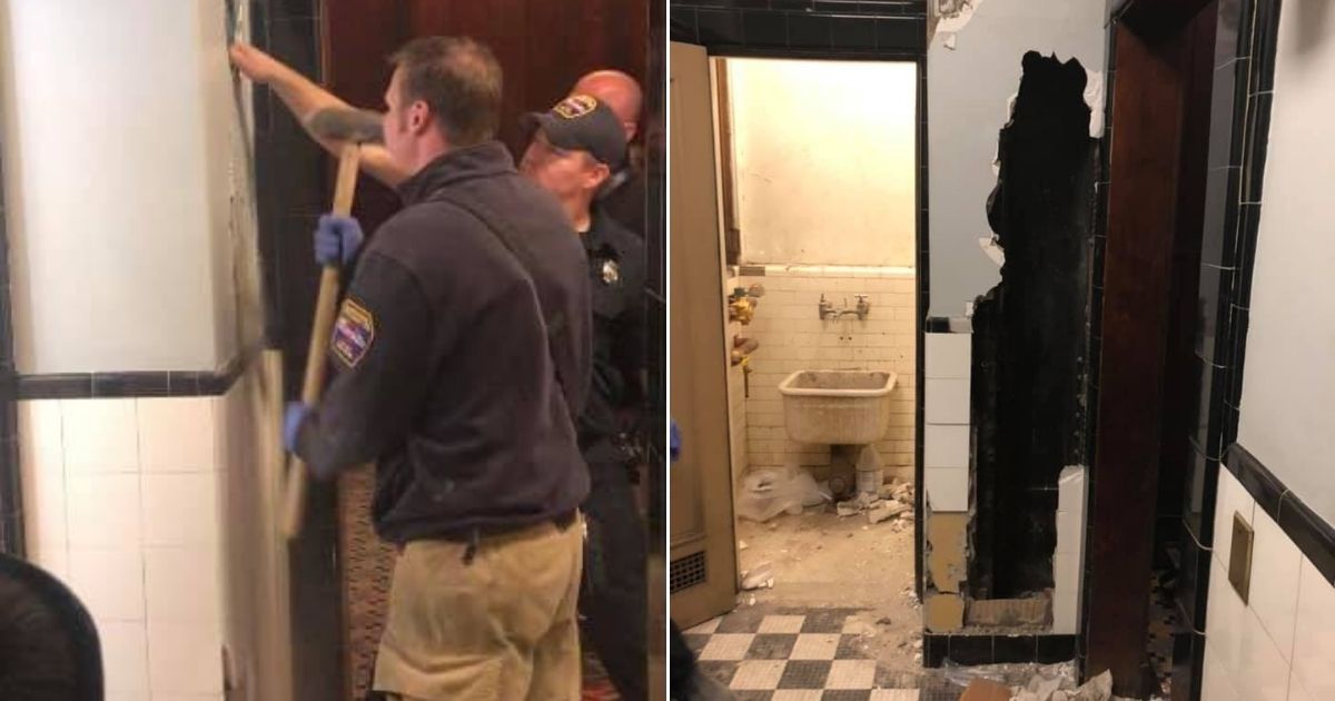 Naked Man Rescued by Firefighters After Being Trapped in Theater Bathroom Wall for Days