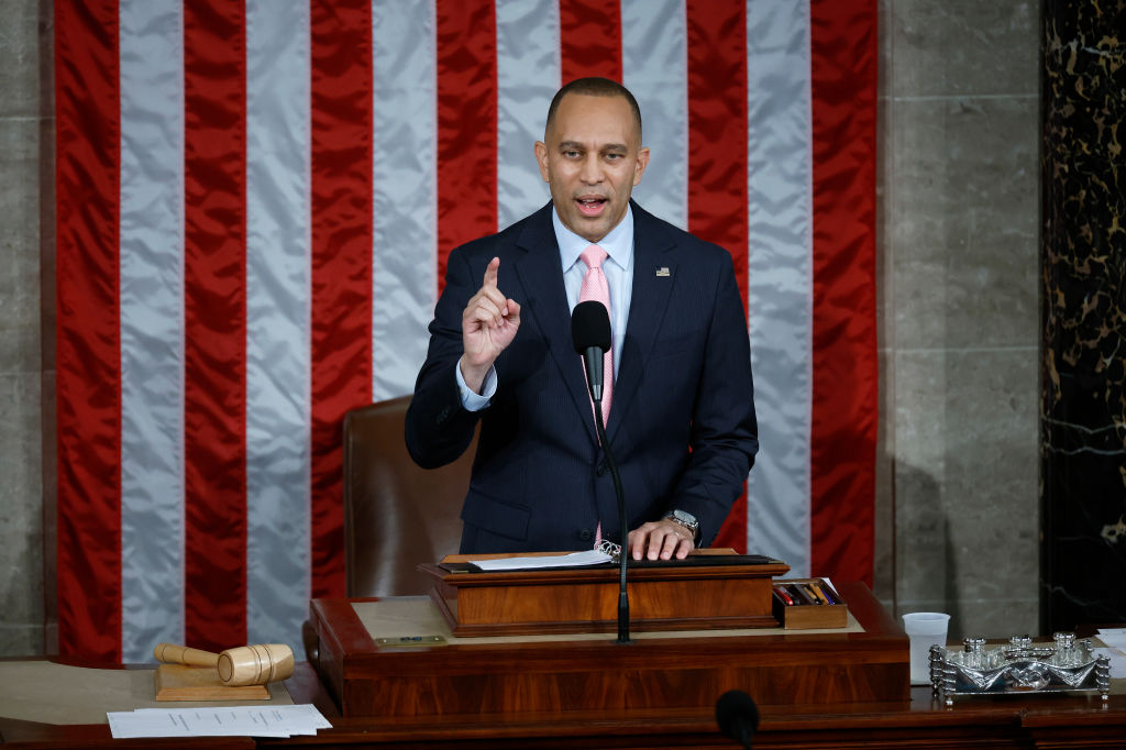 Hakeem Jeffries Goes Off the Deep End After Mike Johnson Is Elected Speaker, Compares Jan. 6 to Pearl Harbor and 9/11