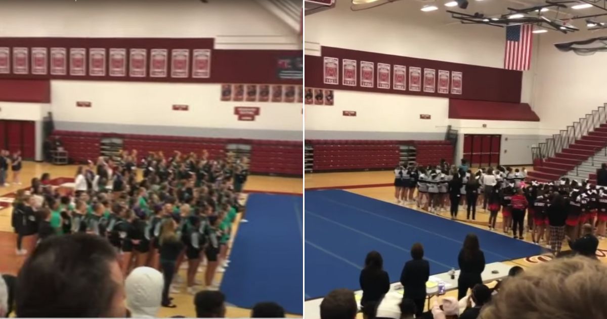 ‘Everyone Was Surprised’: Cheerleaders Take Charge When Sound System Malfunctions During National Anthem