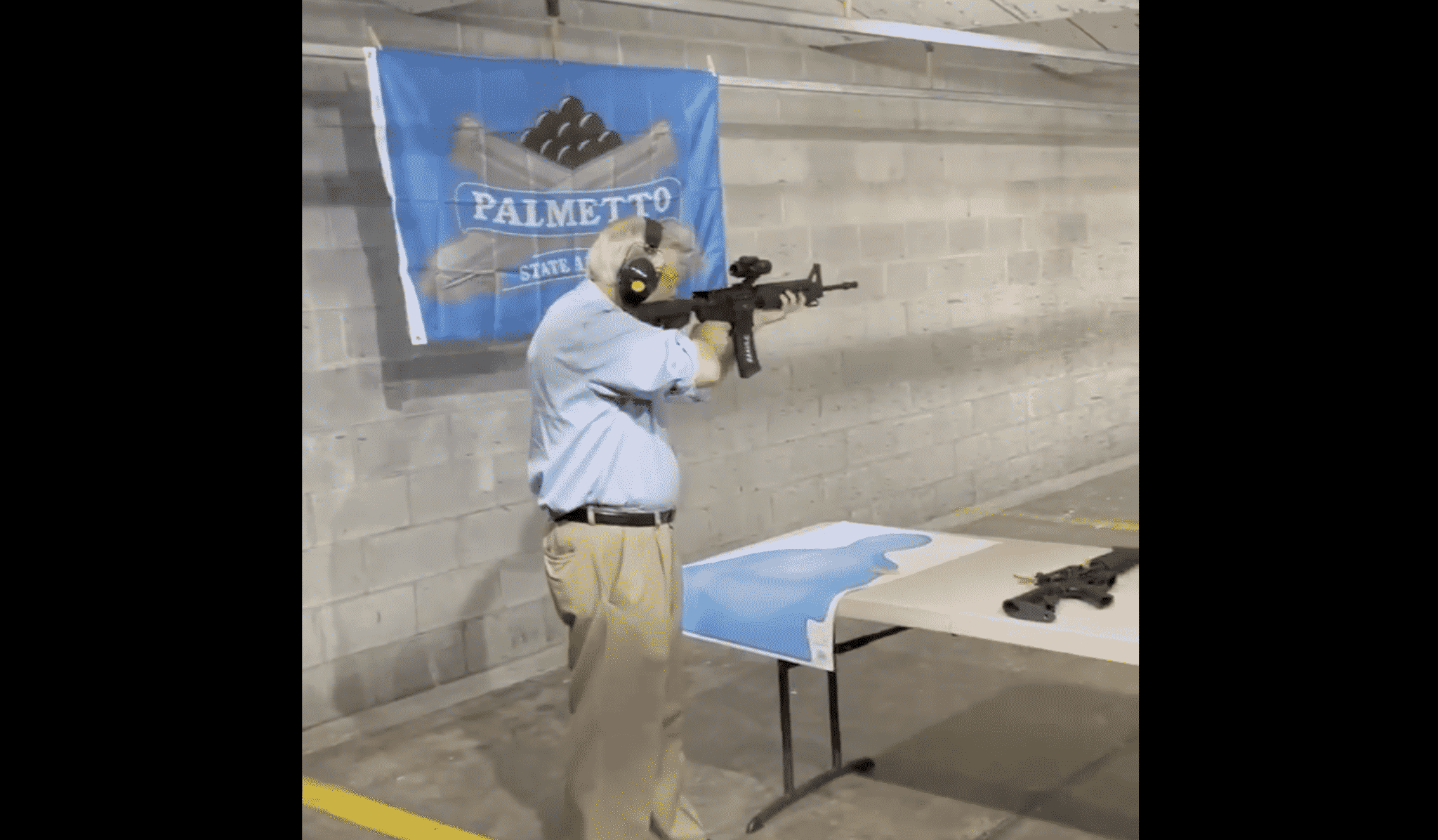 Lindsey Graham Shares Video of Himself at Shooting Range Following Criticism of AR-15 Remark