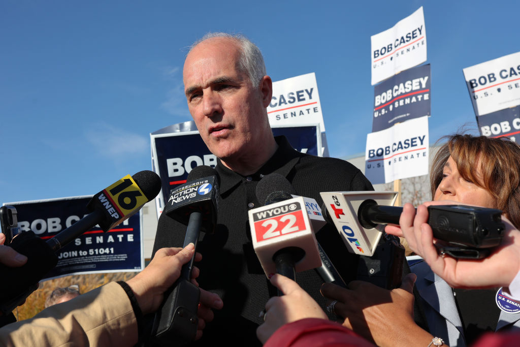 Battle for Pa. Senate Seat Still Undecided as Casey Refuses to Concede