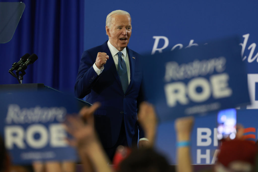 Biden Mocks Trump Over Bible, Abortion Stance