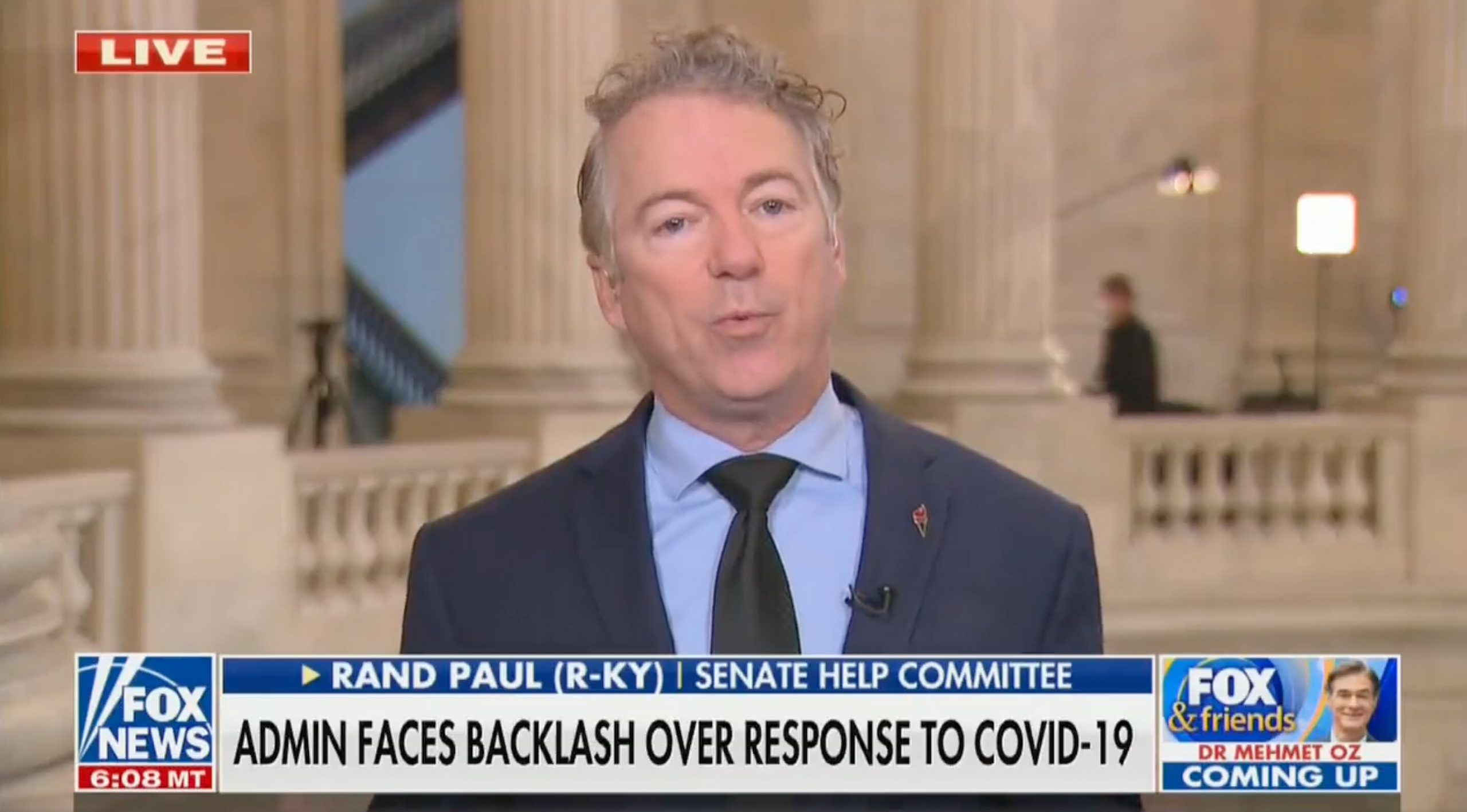 Rand Paul Calls Omicron Variant ‘Nature’s Vaccine’