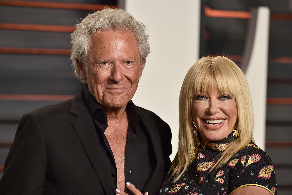 Suzanne Somers Buried Wearing Personalized Gift From Her Husband