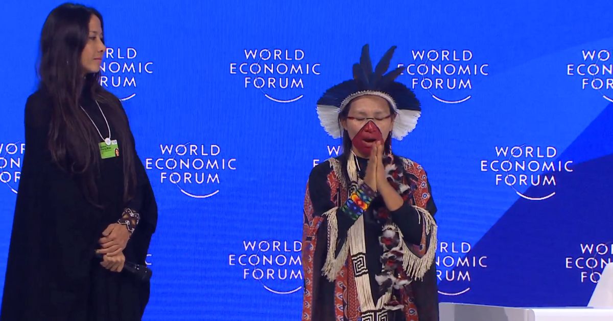 World Economic Forum Hosts Disturbing Pagan ‘Forest’ Ritual on Stage