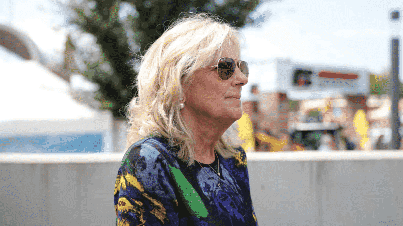Jill Biden Disguises Herself for April Fool’s Prank on Media, Staff During Flight