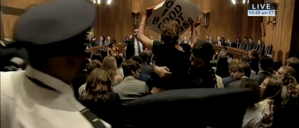 ‘Butcher Of Gaza!’: Pro-Palestinian Protesters Hauled Out Of Congress After Heckling Blinken Testimony