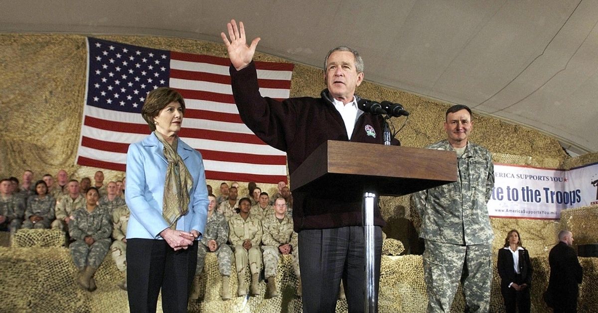 George W. Bush Says He's 'Deeply Concerned' About Biden's Removal of Troops from Afghanistan