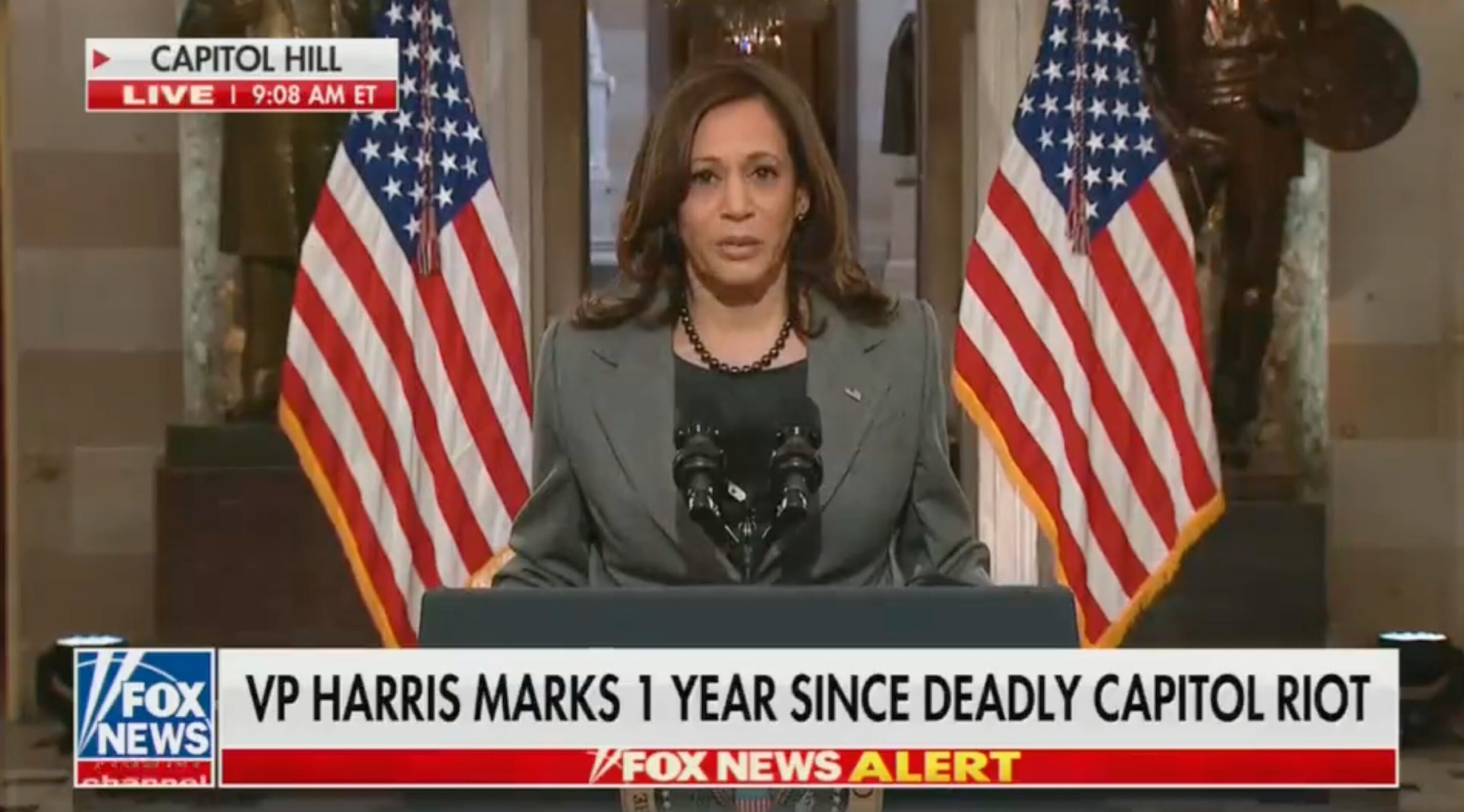 Harris Blasted for Comparing Jan. 6 to Pearl Harbor, 9/11 Attacks