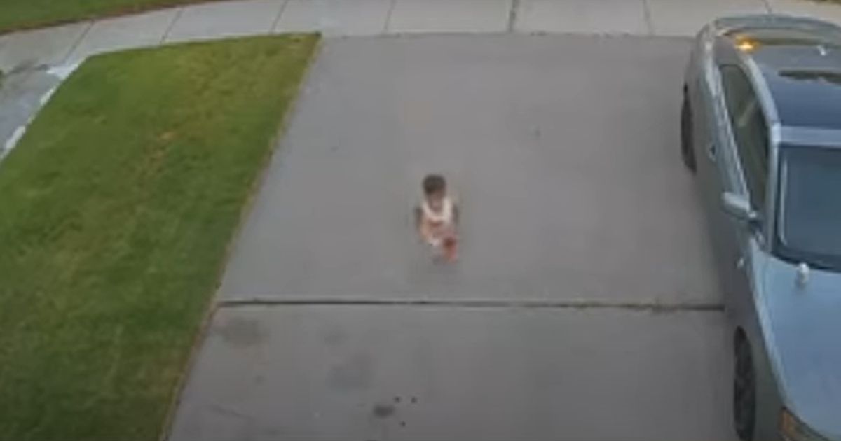 Toddler Becomes Hero After Grandpa Hears Familiar Sound That Makes Him Start Running