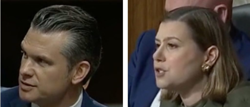 ‘Please, Tell Me It’s No’: Dem Sen Seethes At Pete Hegseth After She Attempts To Stump Him