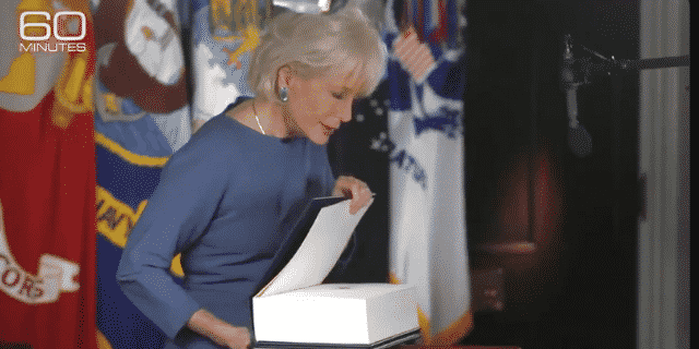 CBS’ Lesley Stahl Reveals What Was in the Massive Book the WH Gave Her After Trump Interview