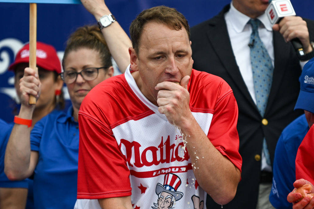 Hot Dog Eating Champ Joey Chestnut Not in This Year’s Competition