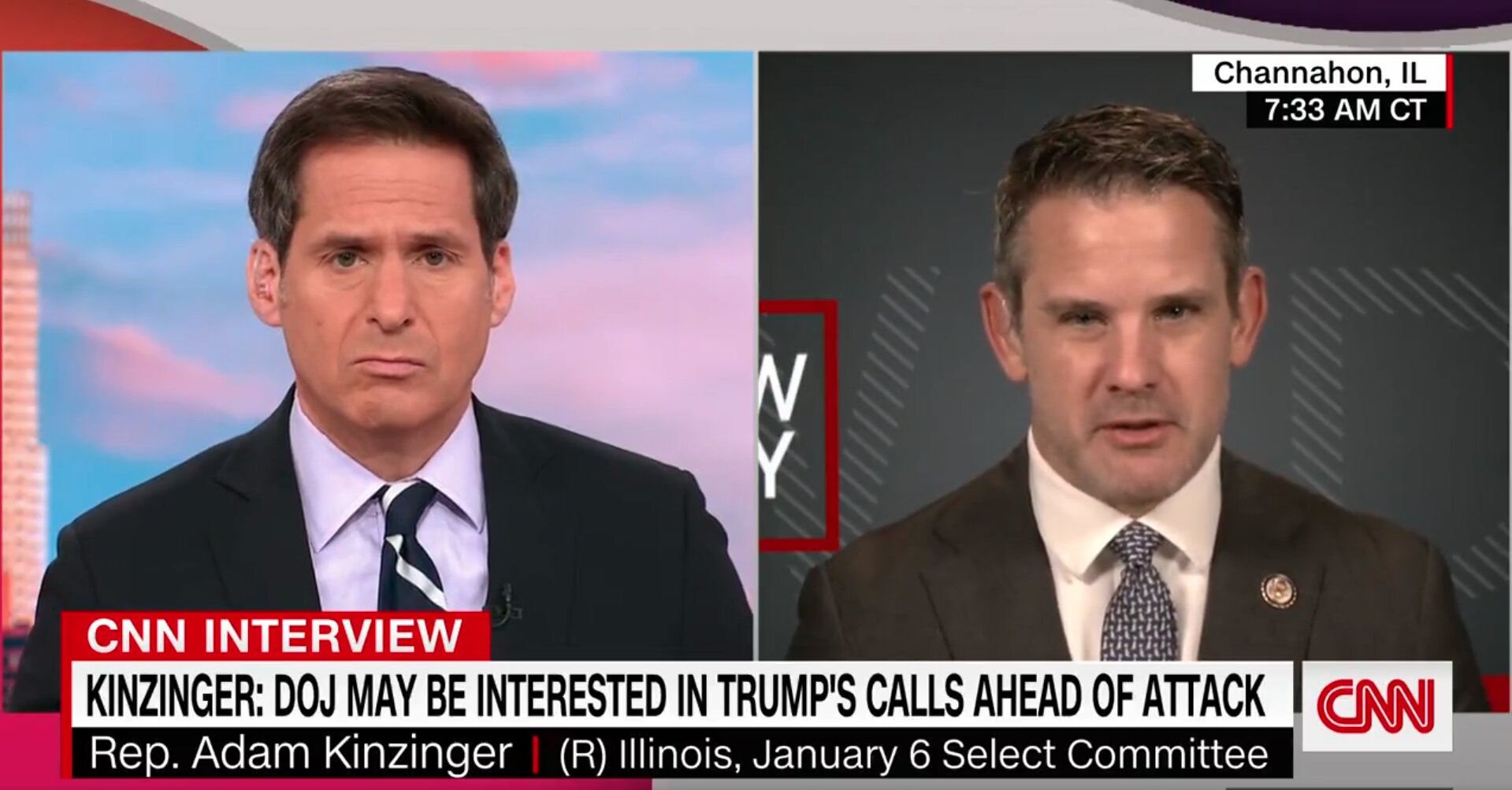 Kinzinger Ramps Up Criticism of Trump: I Will Tell My Son He Was the ‘Worst President’