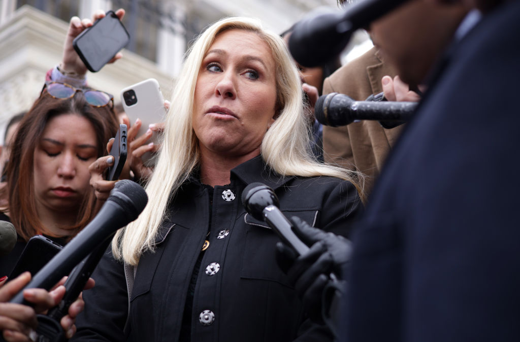 Greene Files Motion to Vacate Speaker Johnson As House Passes $1.2 Trillion Spending Bill