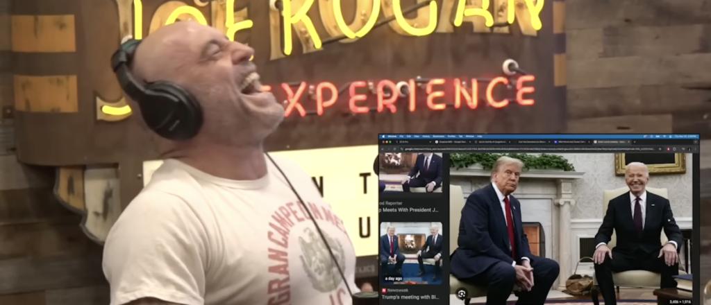 ‘Look At His F*cking Smile, Dude!’: Rogan Takes Wild Guess On Who He Thinks Biden Voted For