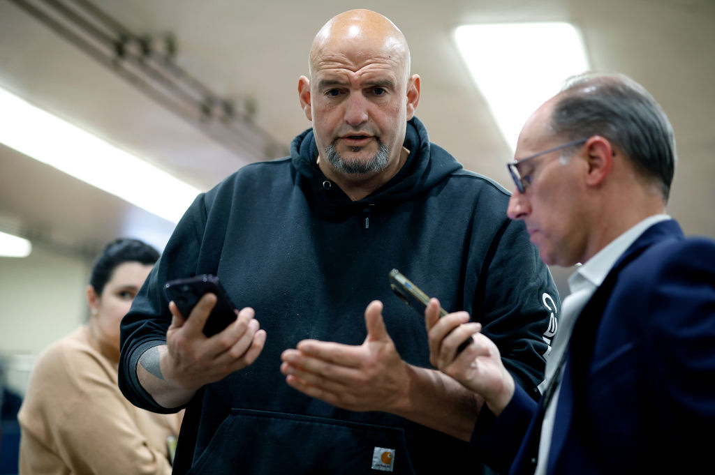 Fetterman, Wife Taken to Hospital After Maryland Crash