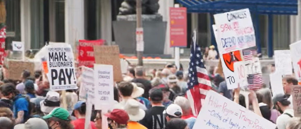 Billionaires Bankroll Anti-Trump ‘Workers Over Billionaires’ Protests