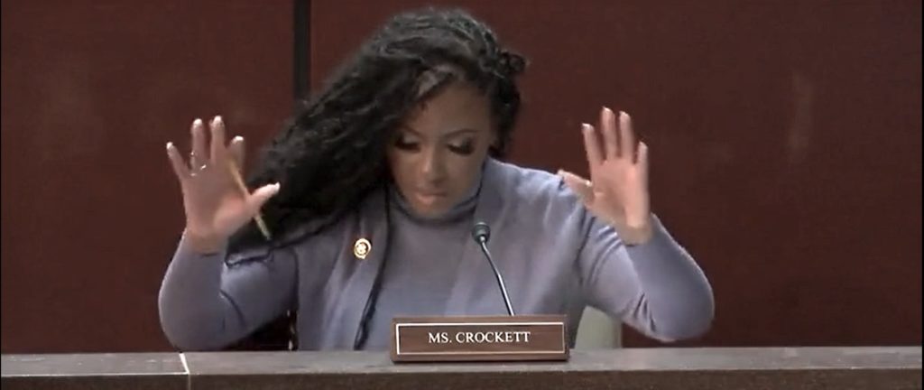 Dem Rep Goes On Unhinged Rant About ‘New White Seats’ In Texas During Hearing