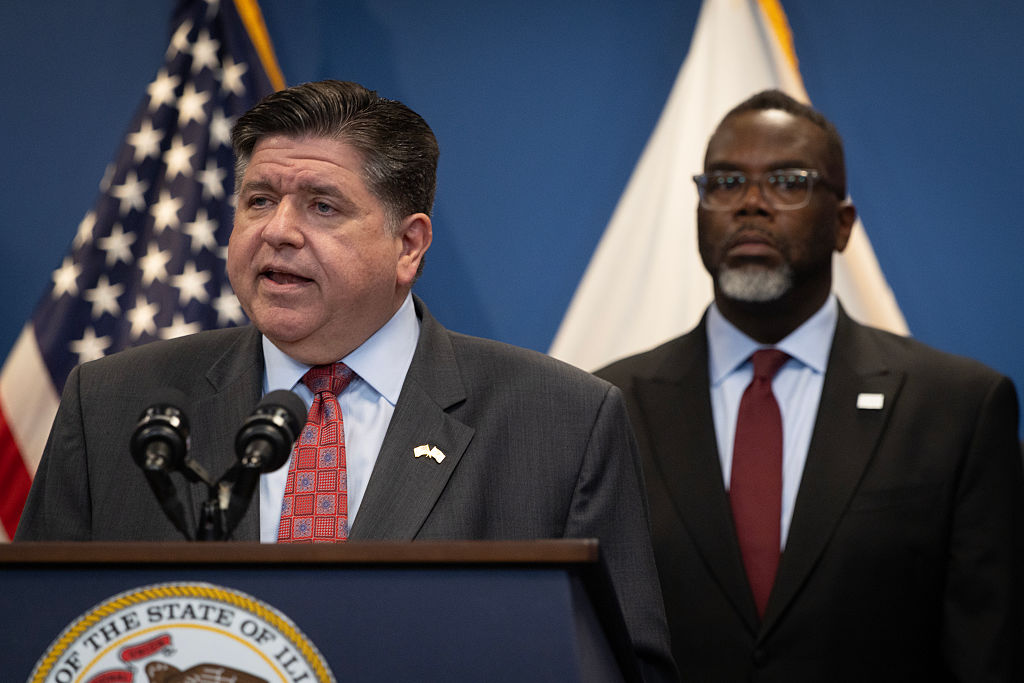 Pritzker Accuses Trump of Deploying Troops Due to ‘Dementia’