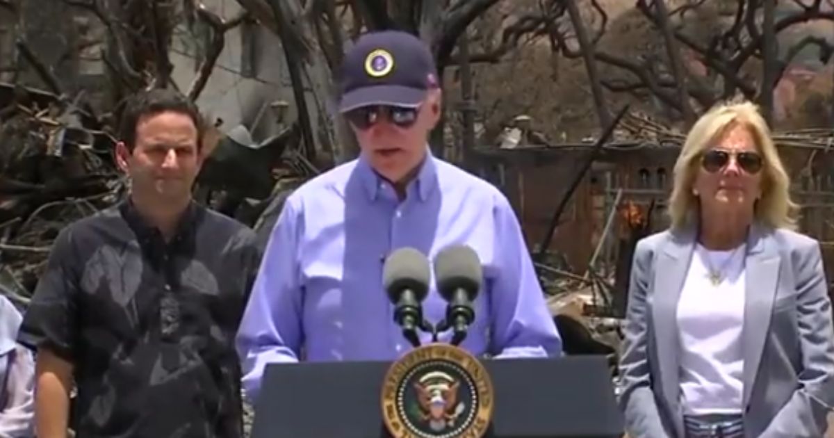 Biden Kicks Off Maui Trip by Making It About Himself, Cracking Jokes Where People Died