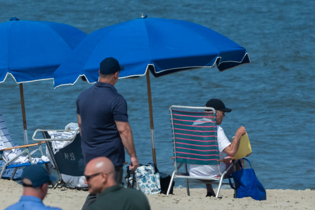Trump Rips Biden As Pictures Surface of Him Lounging at the Beach: ‘Do We Have a President?’
