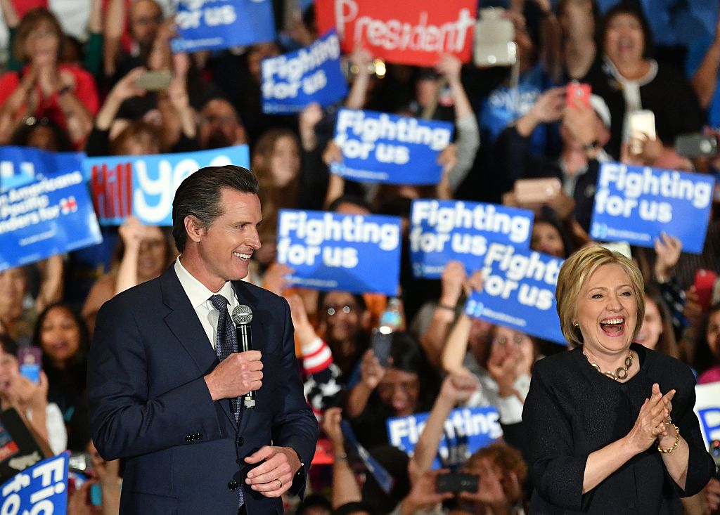 Hillary Clinton and Gavin Newsom Team Up for Pro-Abortion Slam Dunk, Then the Crying Woman from Their Ad Tells Her True Story