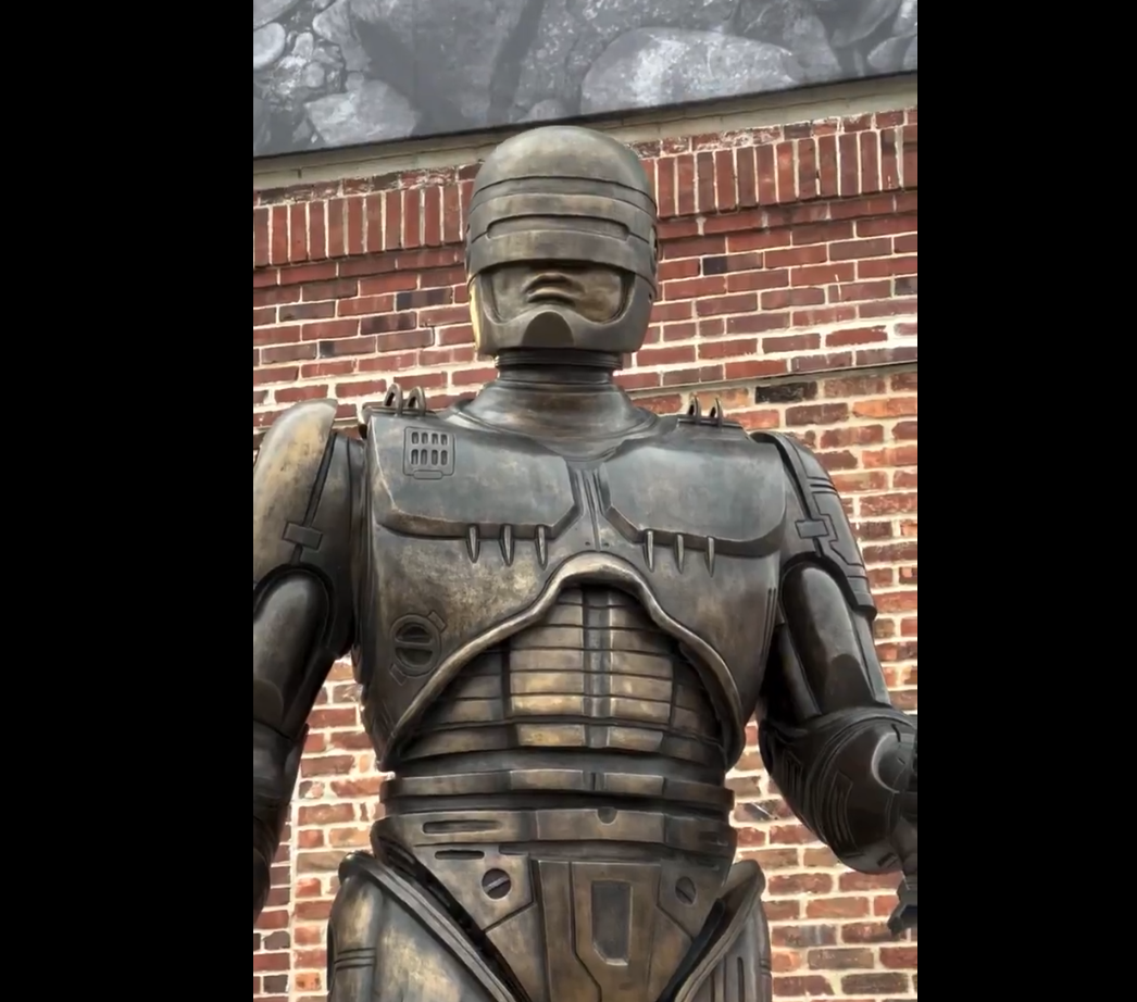 RoboCop Statue Finally Guards Detroit After 15-Year Journey