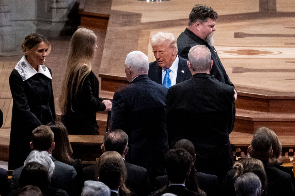 Pence Reveals What Was Said in Trump Exchange at Carter Funeral