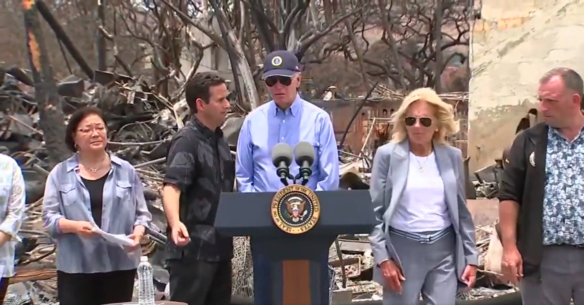 Biden Ignores Hawaii Senator’s Question, Looks Completely out of It As He Shuffles off Stage