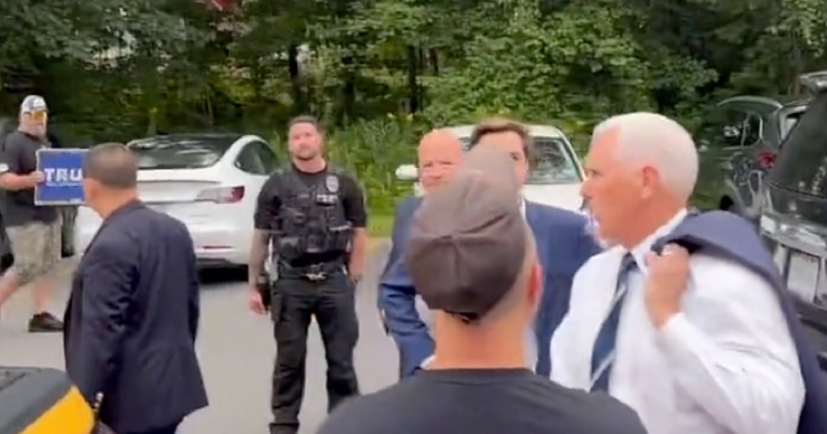 Watch: Mike Pence Met With Parking Lot Full of Hecklers: ‘Why Did You Sell Out the People?’