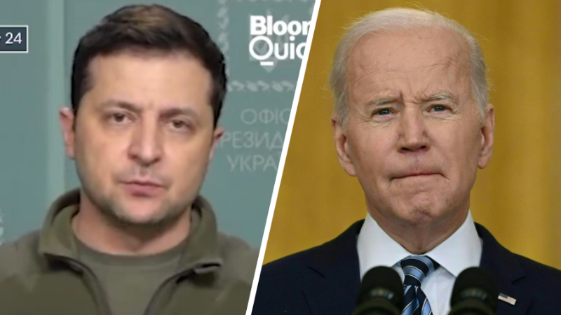 Ukraine President Appears to Swipe at Biden: ‘Defending Our State Alone’