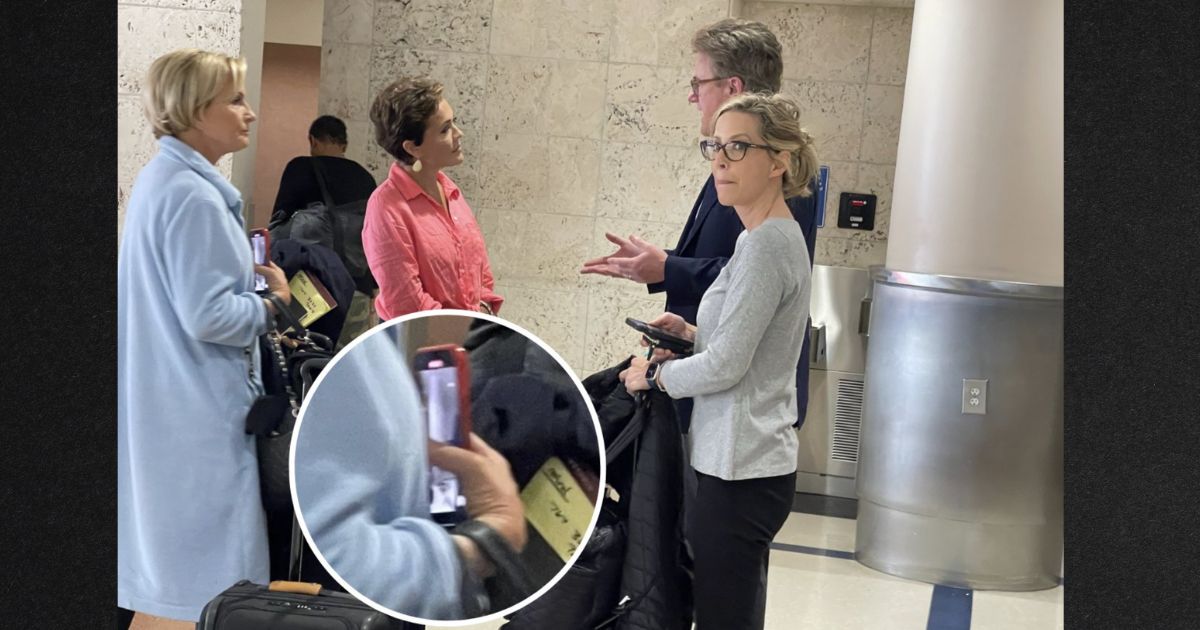 Kari Lake Runs Into Infamous MSNBC Duo at the Airport – Look What One Appears to Be Doing with Her Phone