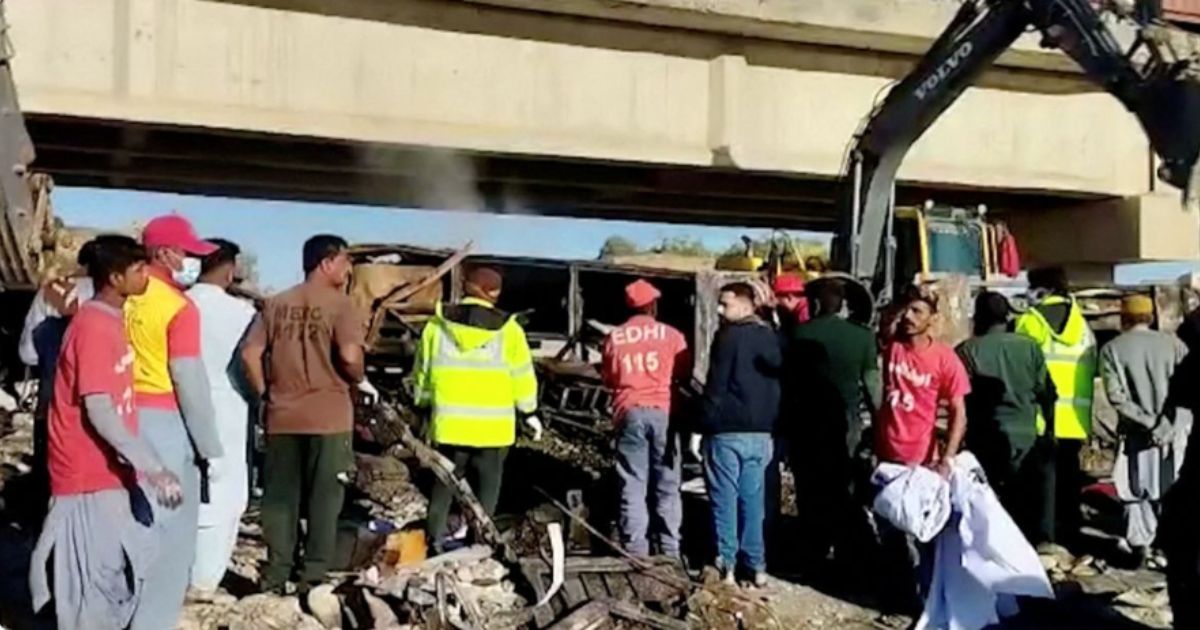 Horror: Bus Plows Straight Into Ravine, Catches Fire Killing 40 – Bodies Aren’t Even Recognizable