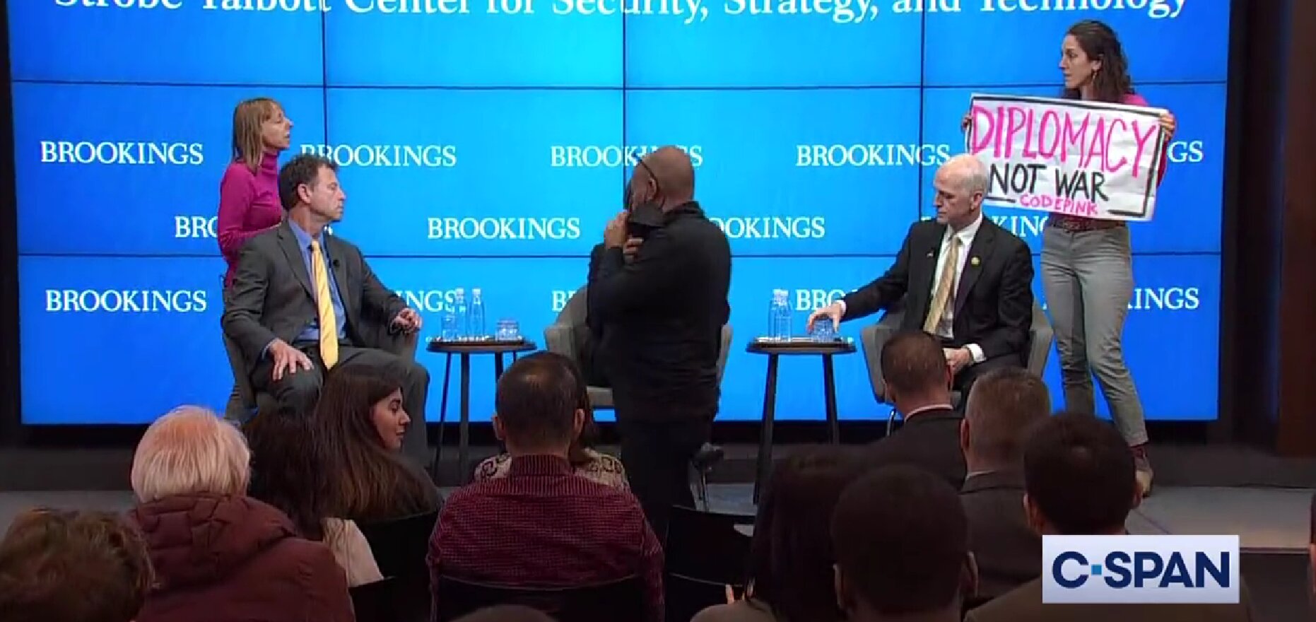 Activists With Anti-War Group Interrupt Event With Dem Rep