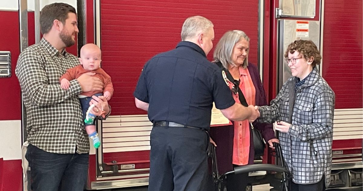 Grandmother Falls Trying to Escape House Fire, Then an ‘Angel Came Out of Nowhere’ And Saves Her